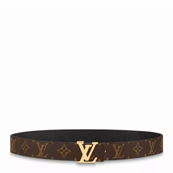 Like New! Reversible LOUIS Vuitton Belt M0565V LV Initiale 30mm Leather Monogram - Picture 1 of 13